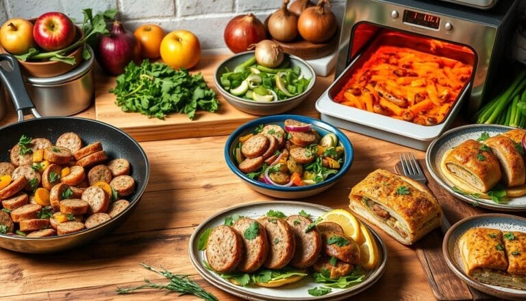 recipes with chicken apple sausage
