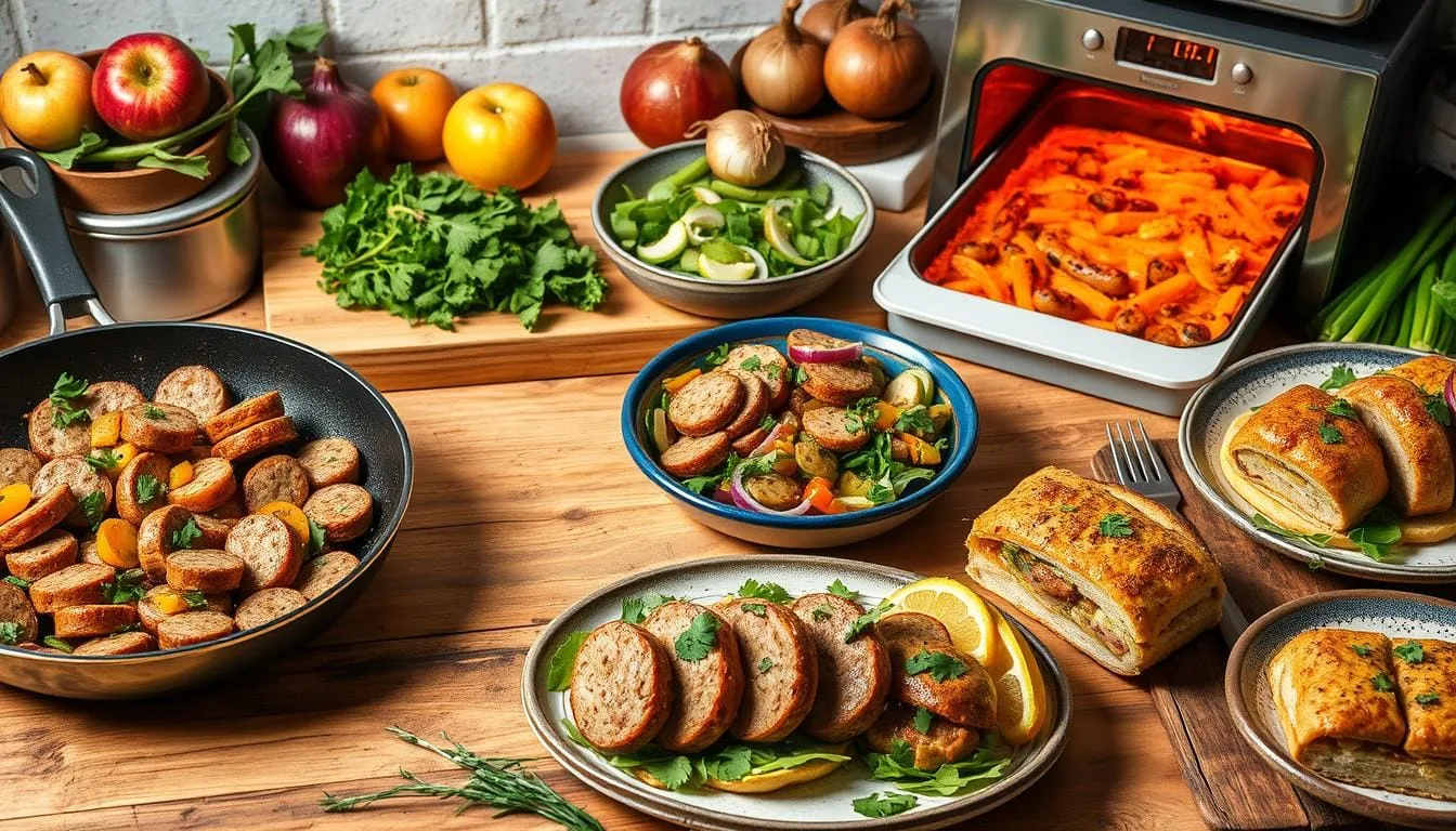 recipes with chicken apple sausage